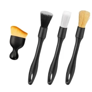 4-PCS Car Detailing Brush Set Air Conditioning Vent Clean Crevice Sweep Dust