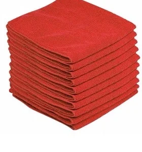 RED LARGE MICROFIBRE CLEANING AUTO CAR DETAILING SOFT CLOTHS WASH TOWEL DUSTER
