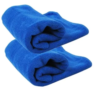2 PCS LARGE MICROFIBRE CLEANING AUTO CAR DETAILING SOFT CLOTHS WASH TOWEL DUSTER